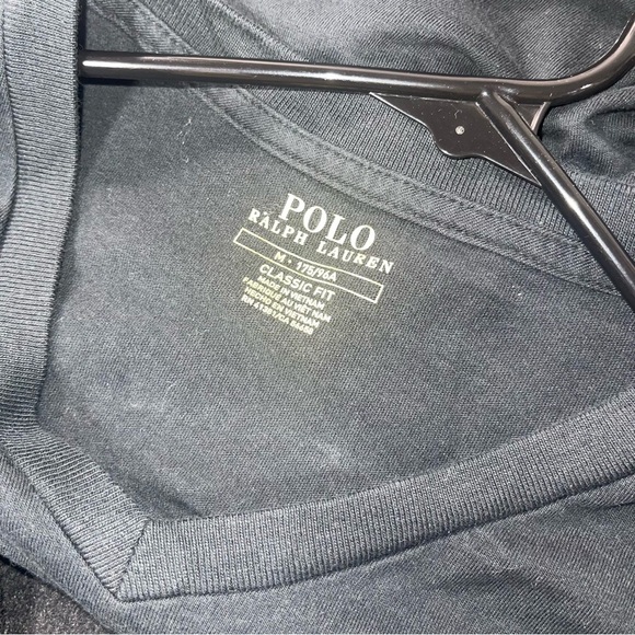 Polo by Ralph Lauren Men's Black V-Neck Shirt - Picture 5 of 5